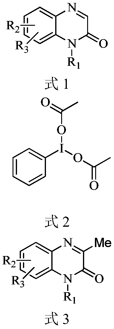 Preparation method of 3-methylquinoxaline-2(1H)-one compounds