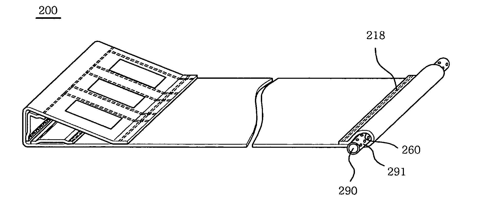 Reinforcing geotextile mat and embankment method using the same