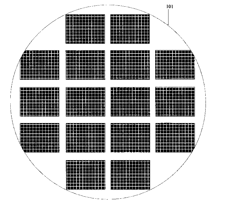 Method and circuit for setting and reading unique identification code of chip on silicon wafer in batch