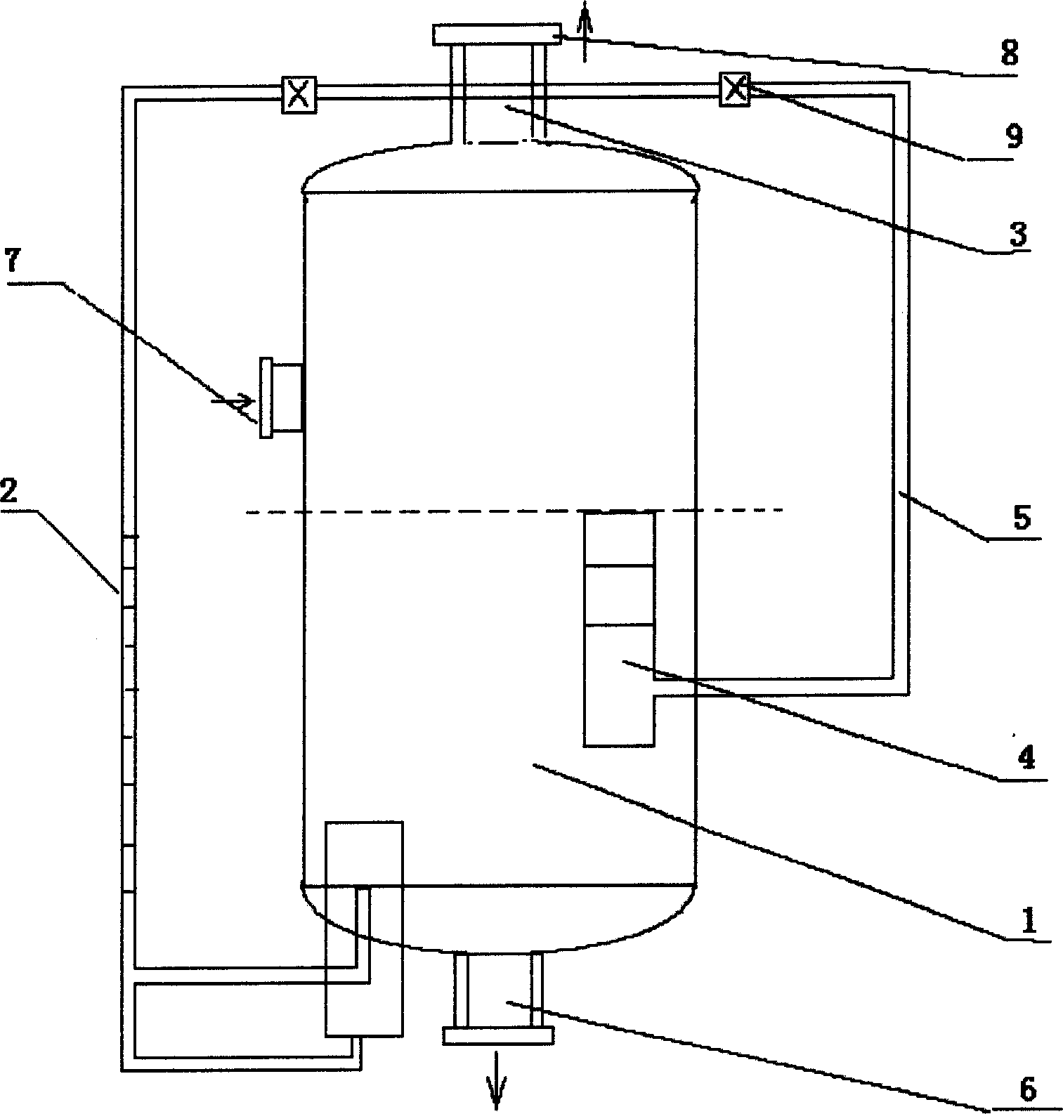 Separater and measuring method for measuring water content of oil well