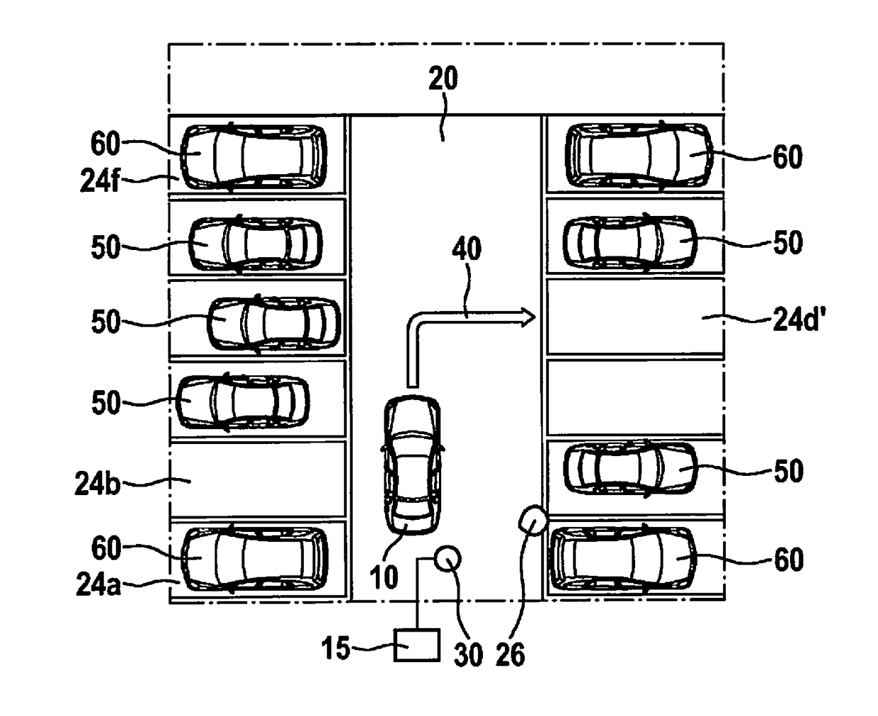 Valet parking method and system