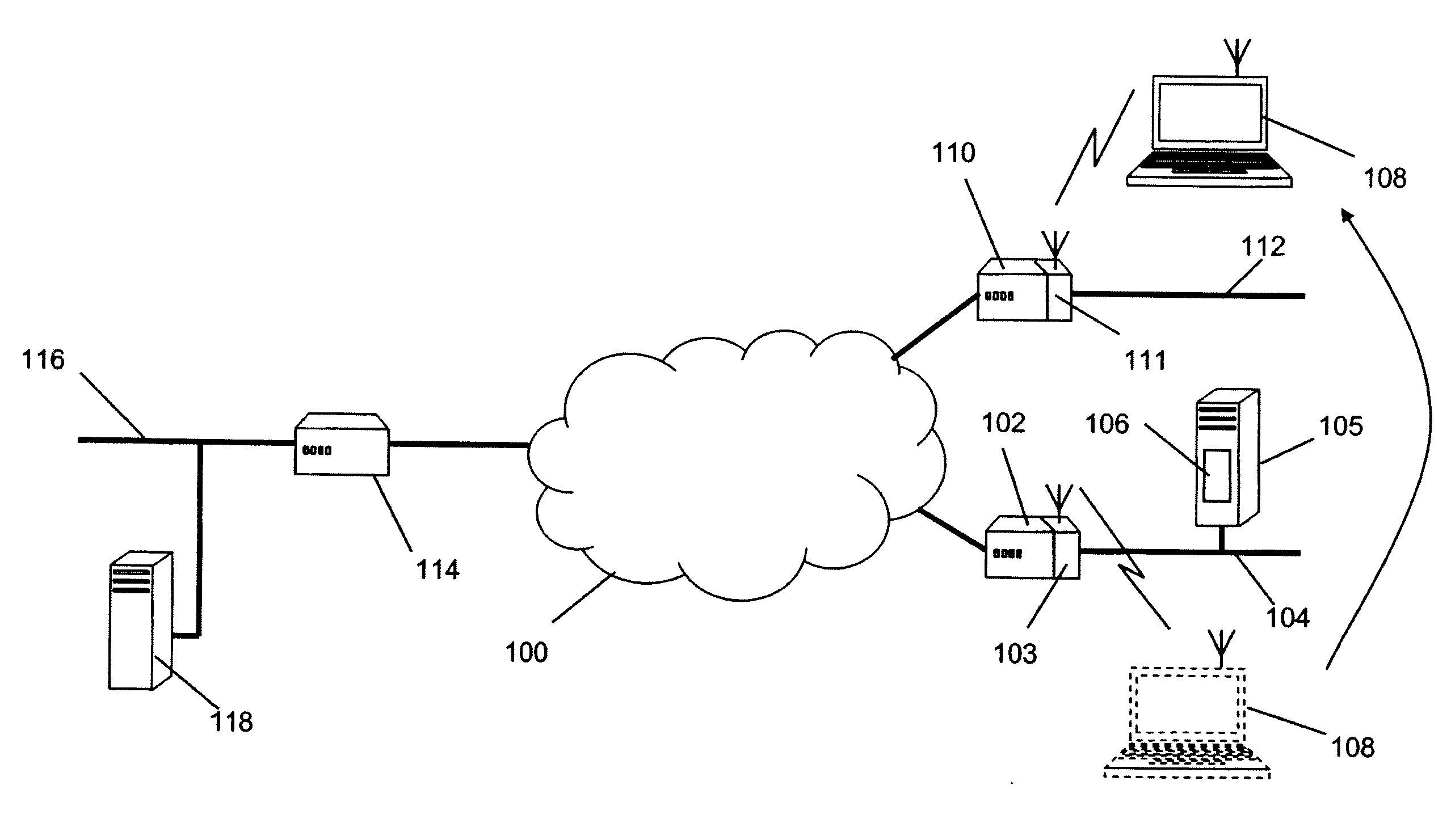 Communications system, mobile node apparatus, and method of performing a handover