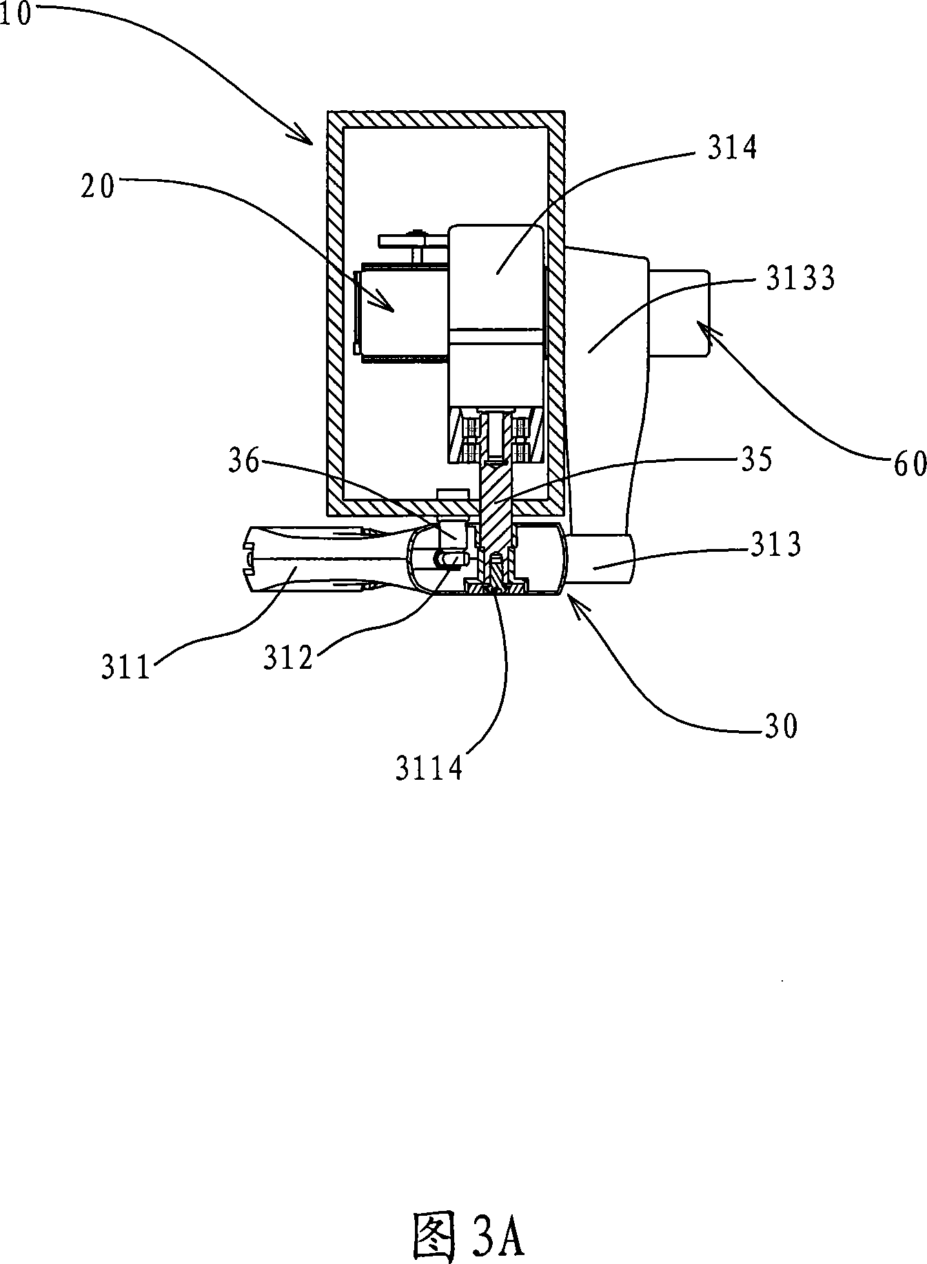Protrusion type card delivering device of non-contact type IC card disgorging machine