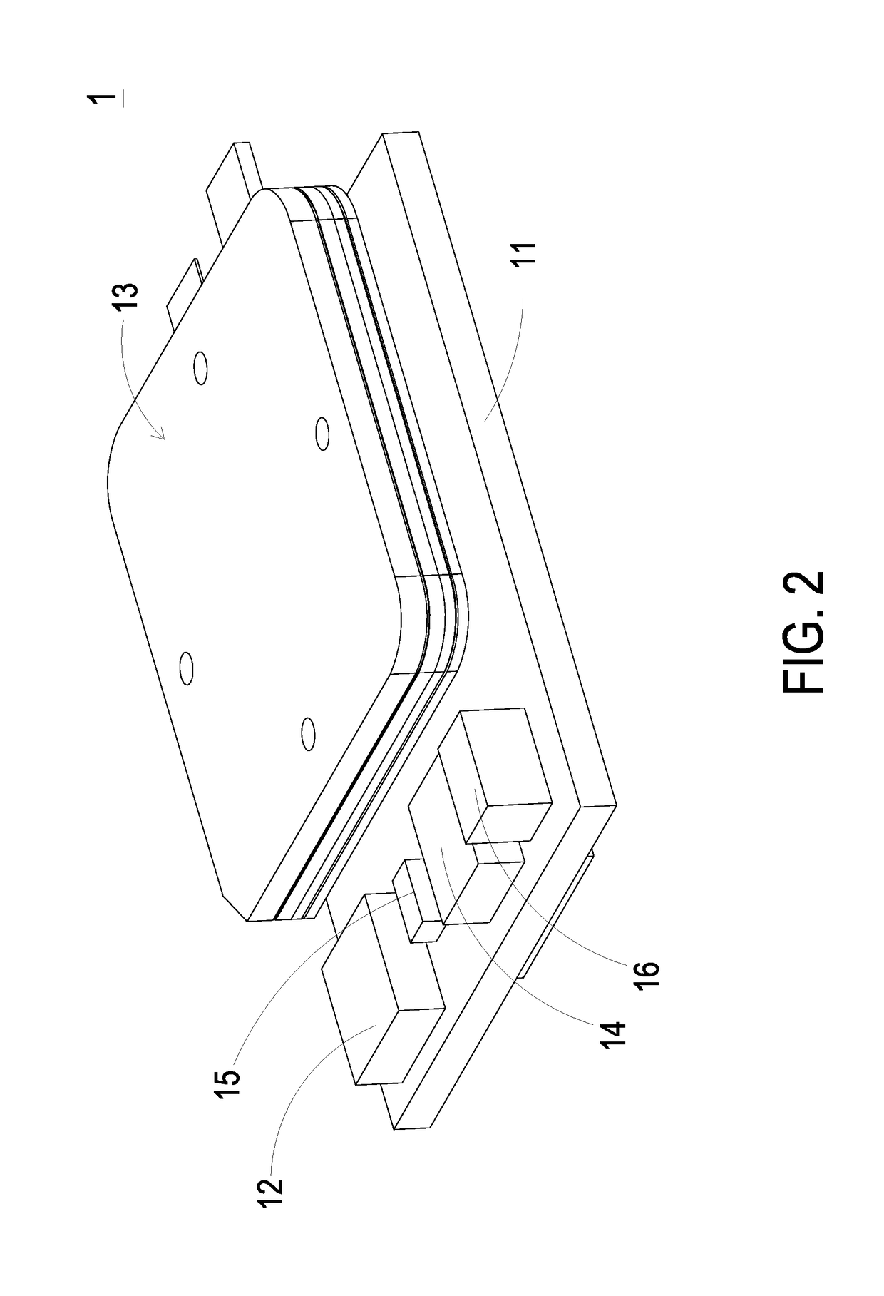 Driving system for actuating and sensing module