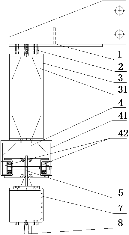 A parallel linkage stiffness test bench