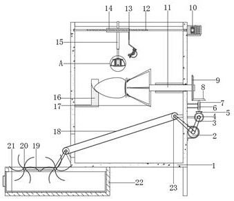 Peeling device for agricultural product processing