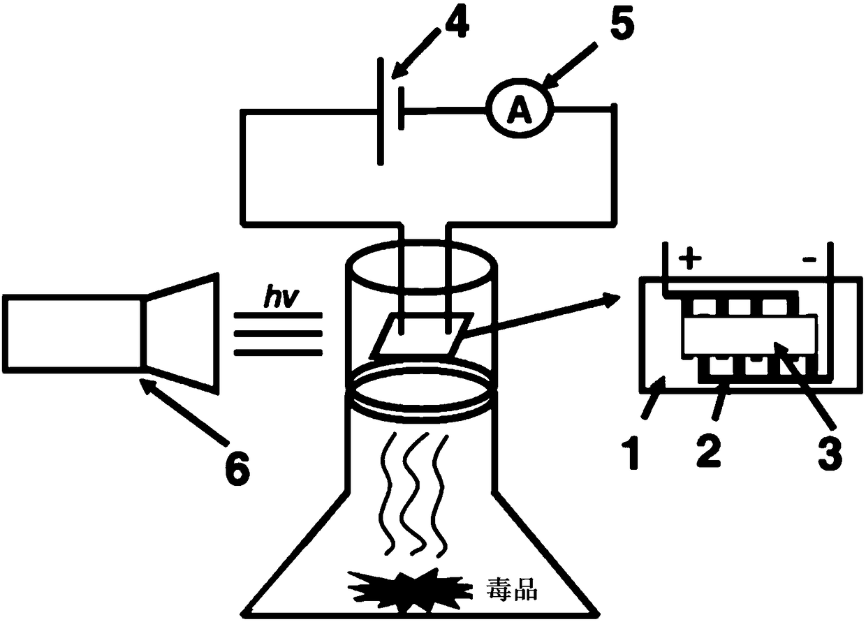 Preparation method and application of multi-metal oxygen cluster functionalized cadmium sulfide nanowire sensor array