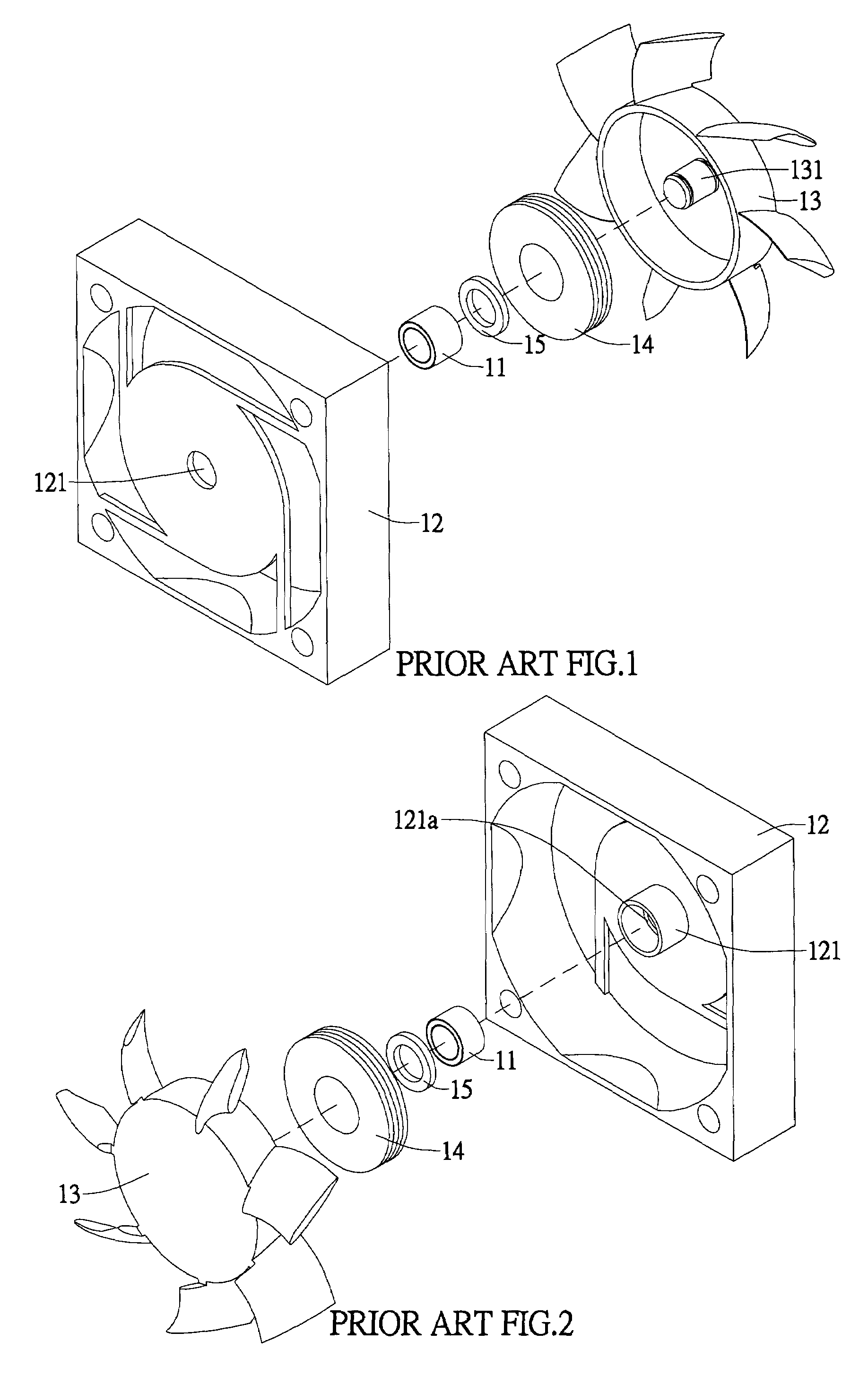 Bearing supporting structure