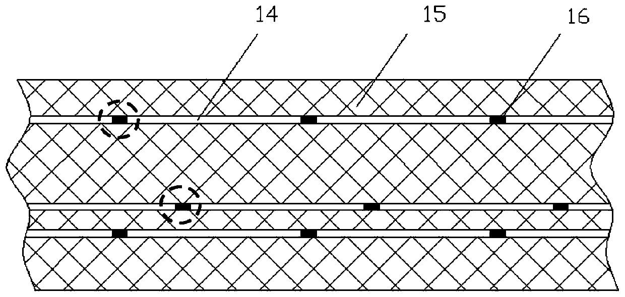 Cigarette core strip for heating cigarettes and processing device thereof