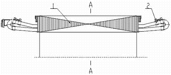 High-voltage high-efficiency motor above 3kv high thermal conductivity insulation structure