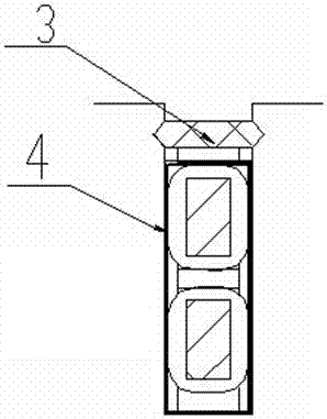 High-voltage high-efficiency motor above 3kv high thermal conductivity insulation structure