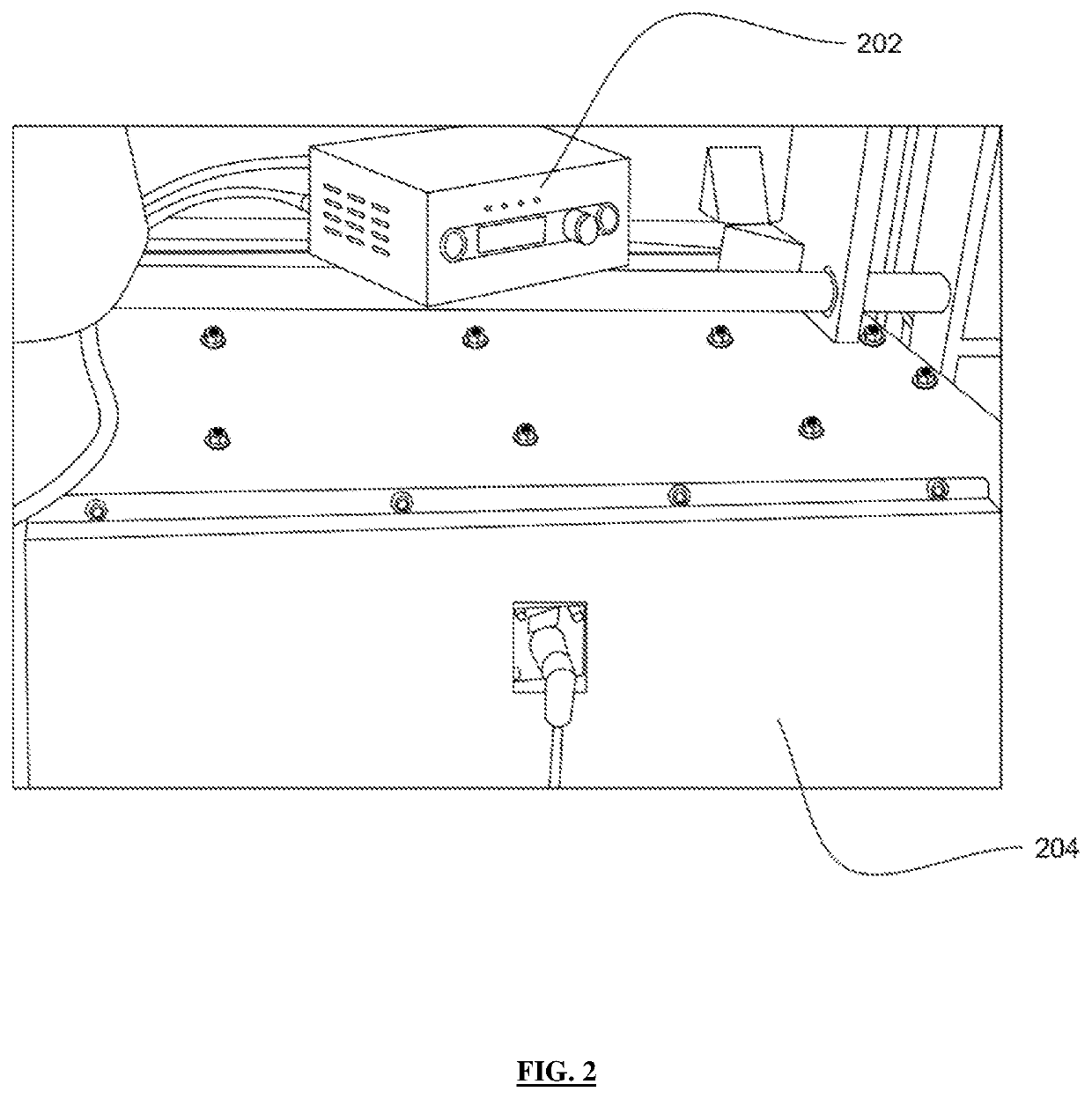 Method for performing curing during manufacturing of an optical fibre ribbon