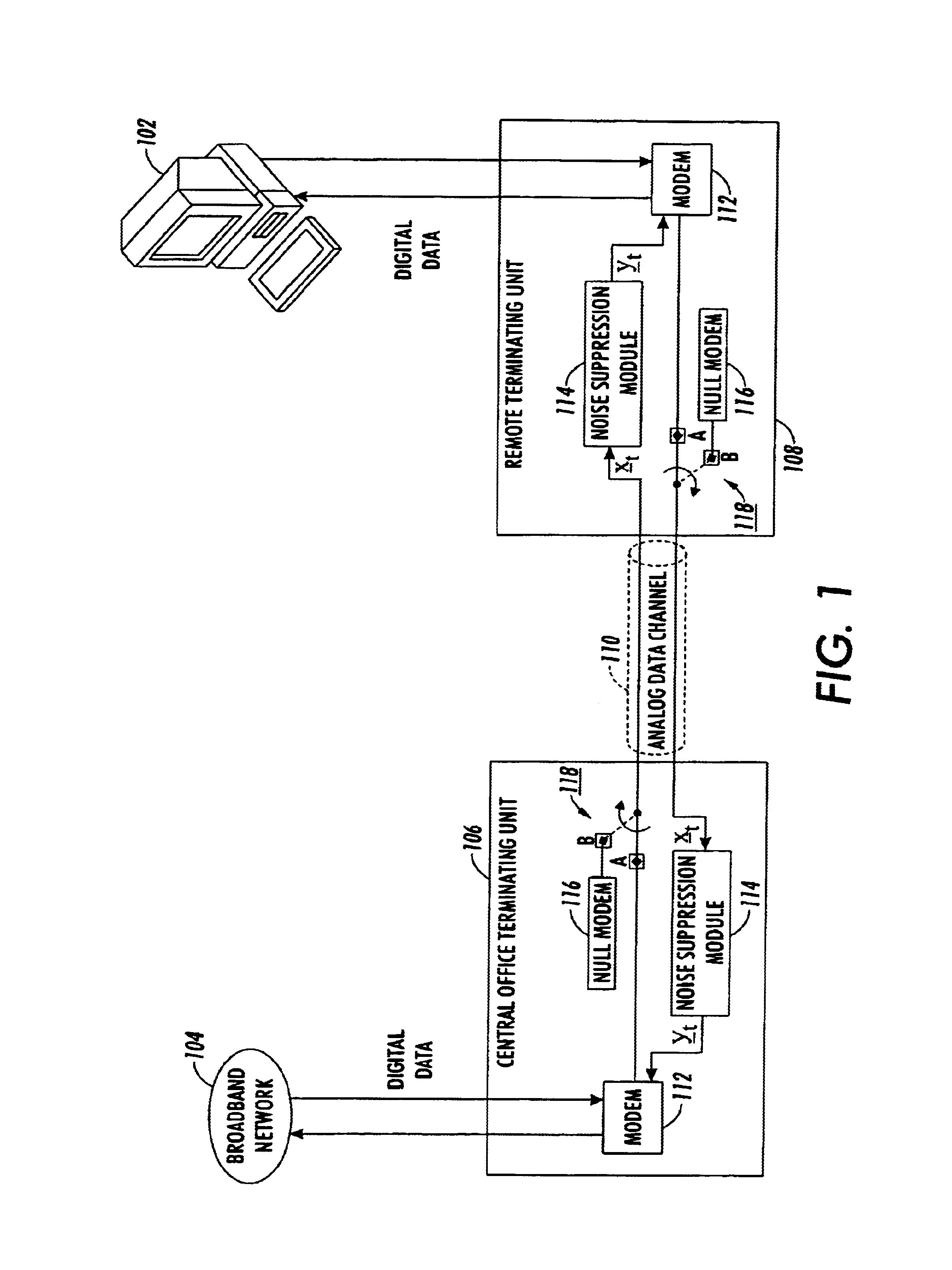 Method and apparatus for reducing impulse noise in a signal processing system