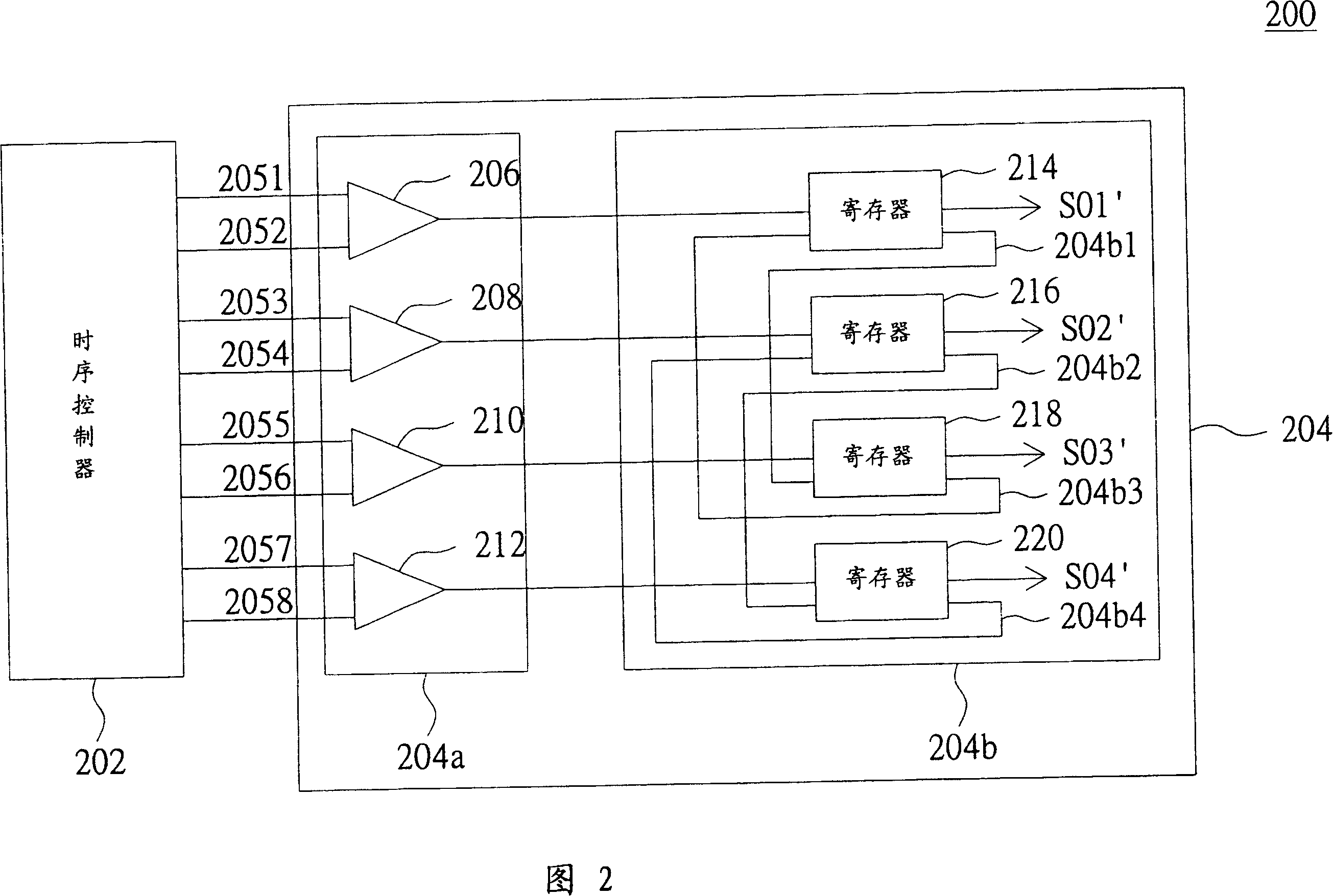 Liquid crystal display possessing source cathode drive and data transmission method