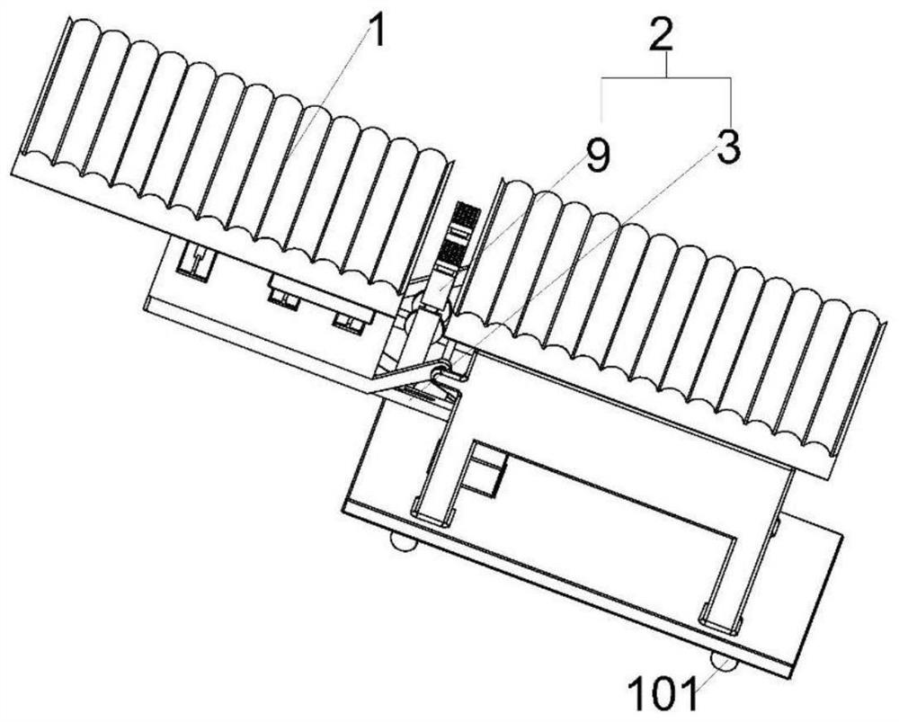 A waist massage device