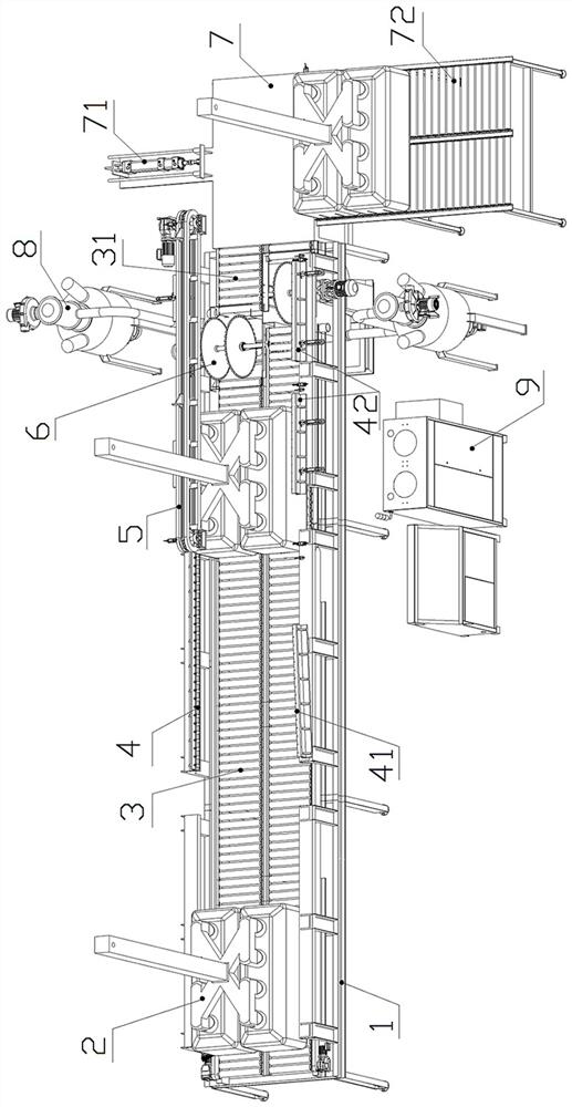 Anode carbon block grooving machine and anode production line comprising same