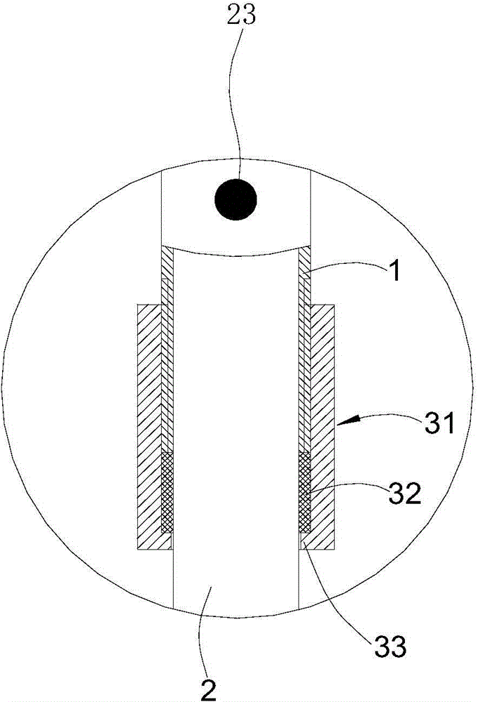 Axillary crutch type walking stick