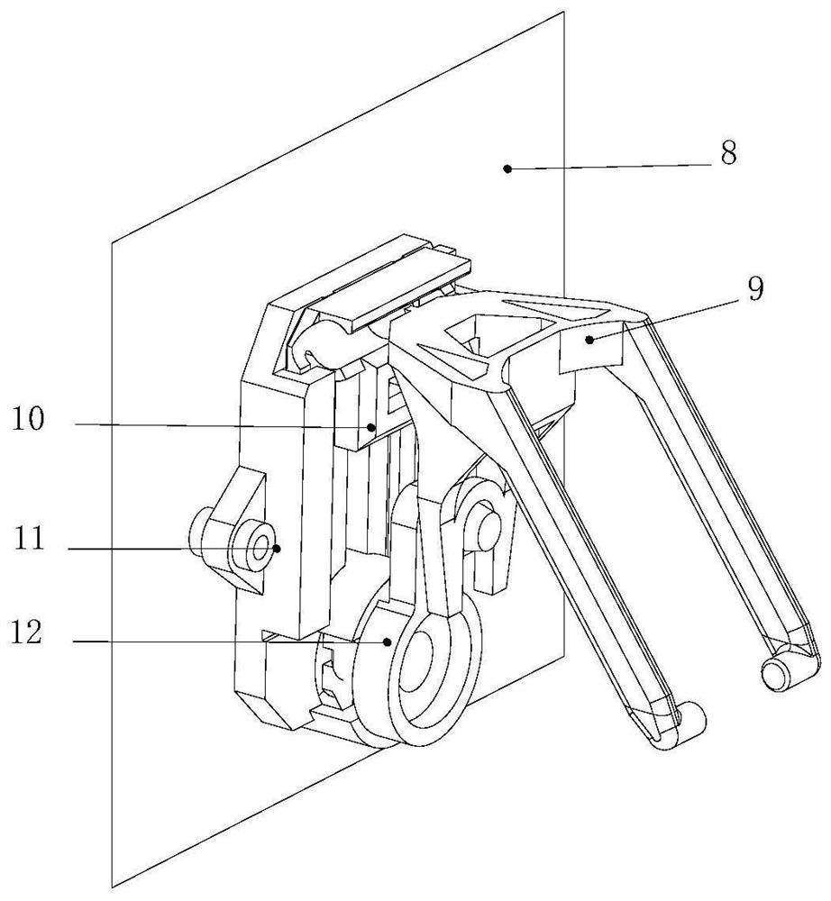 Automobile gear signal structural member and electronic gear shifter