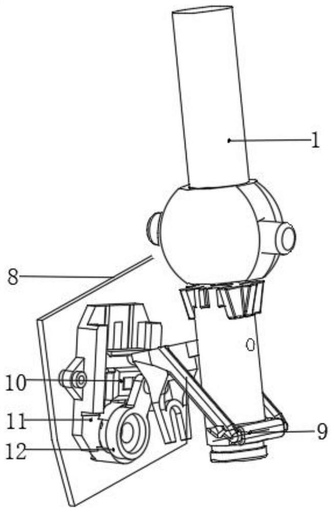 Automobile gear signal structural member and electronic gear shifter