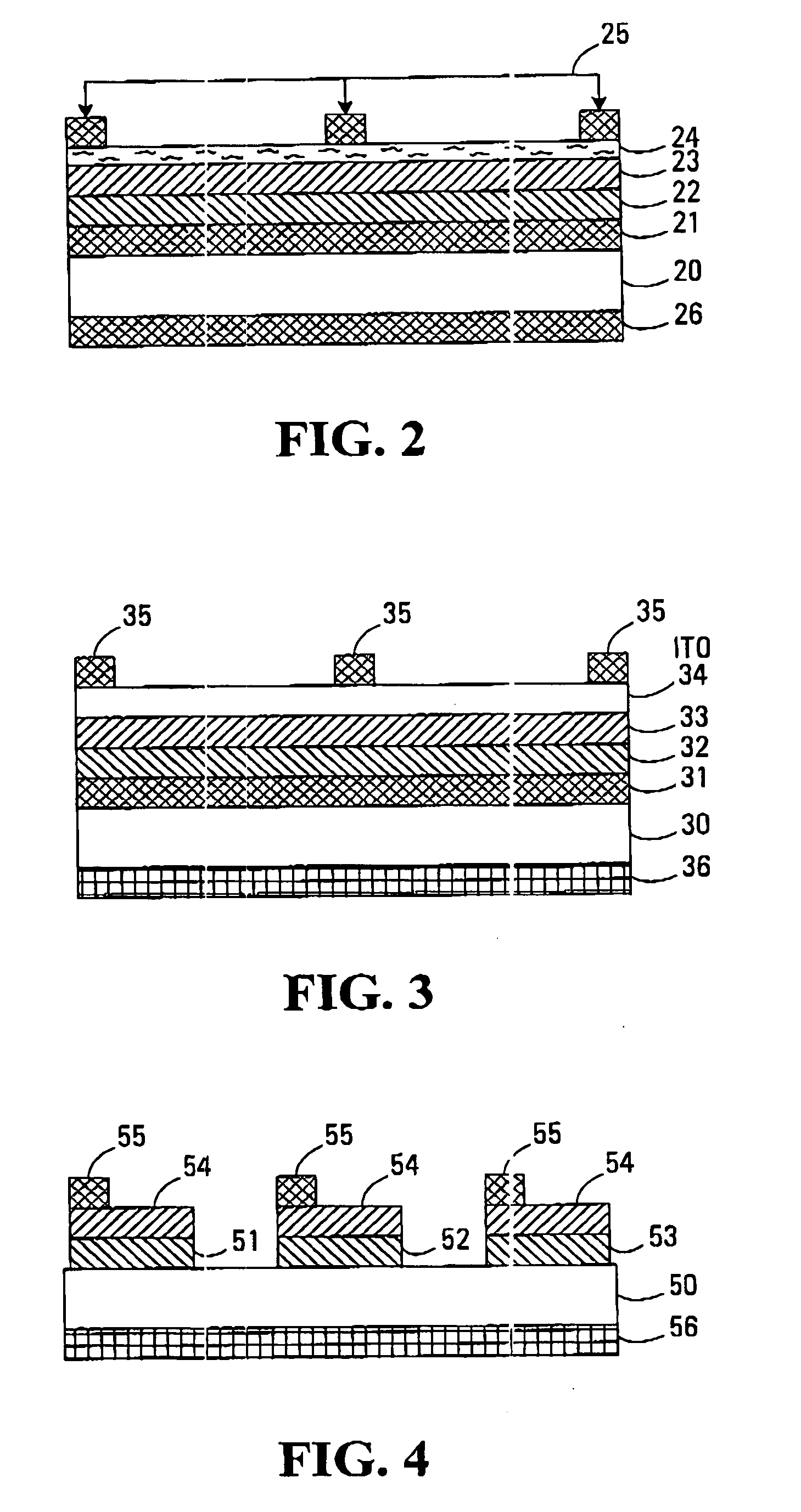 Solid state white light emitter and display using same