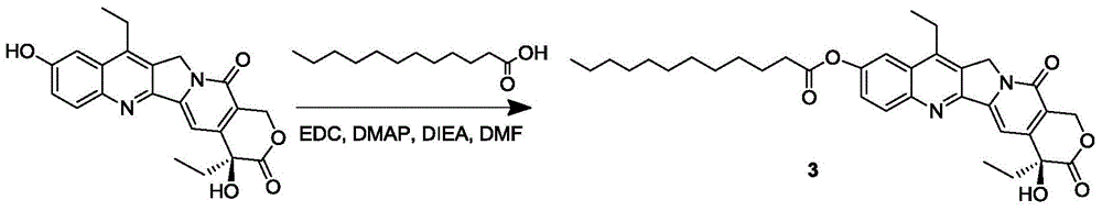 7-ethyl-10-hydroxycamptothecine drug precursor, preparation method and application thereof