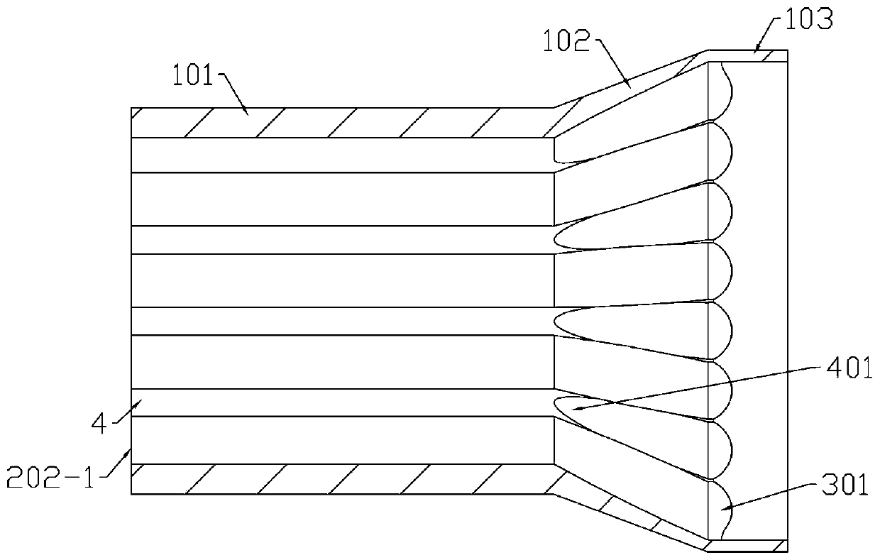 Novel network cable branching device