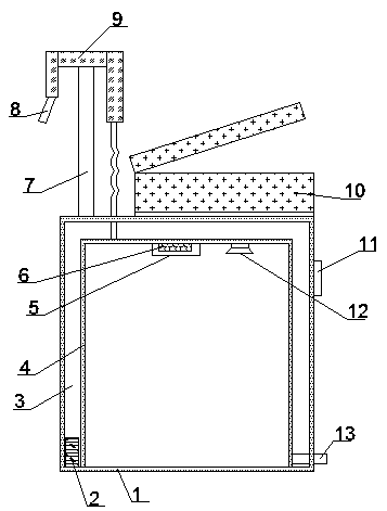 Blood taking device having insulation effect
