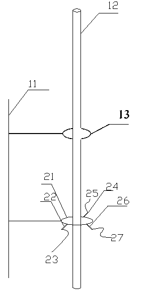Vertical detection device and method