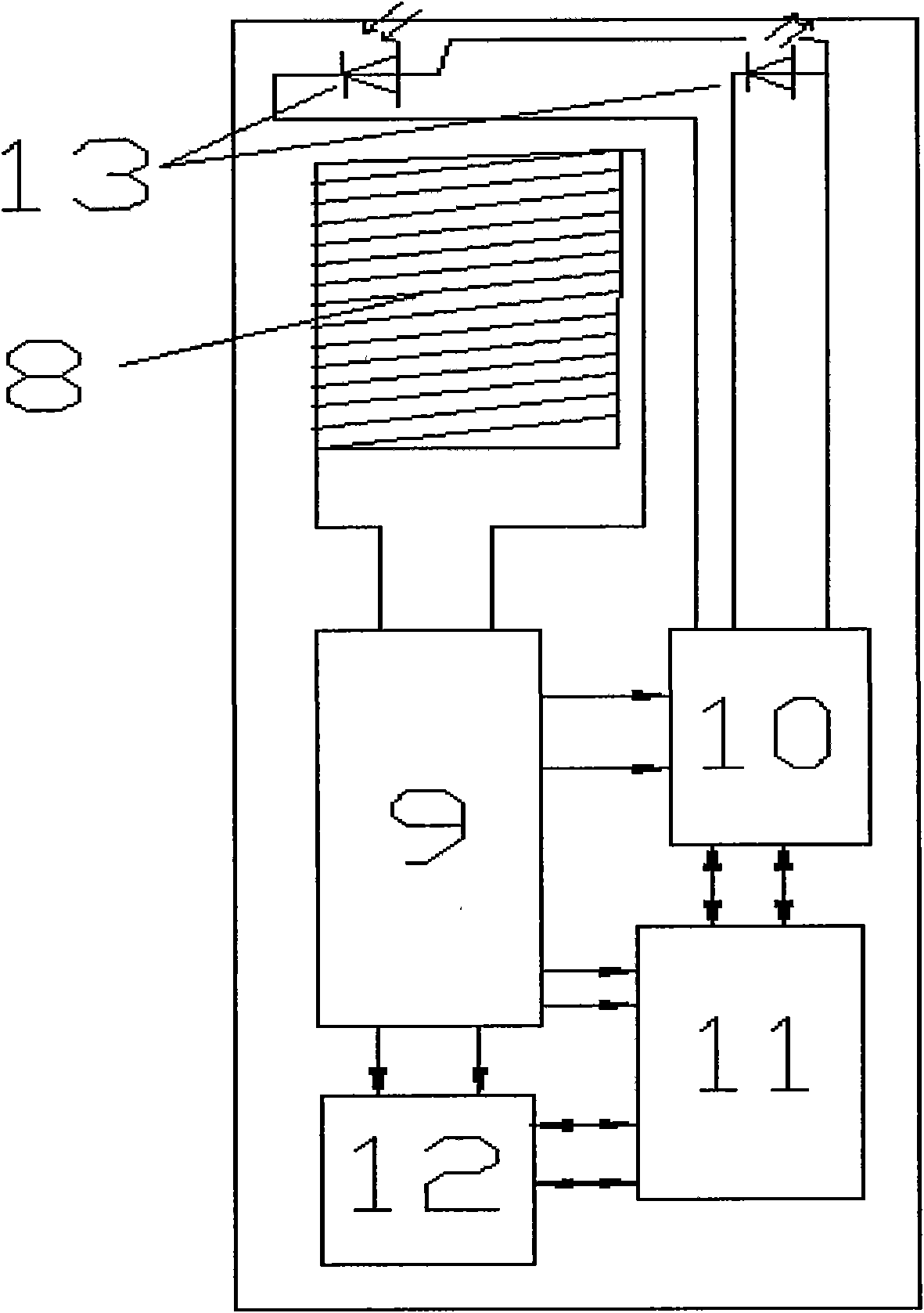 Non-electrical-contact type portable memory and read-write device