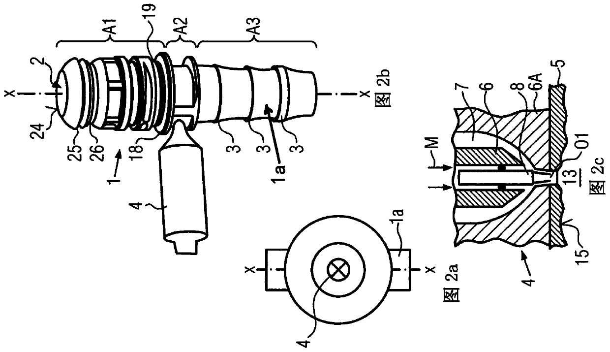 Plastic plug-in connector and method for producing it