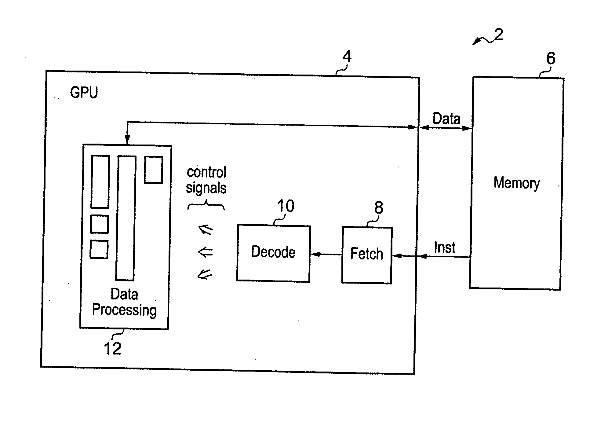 Embedded opcode within an intermediate value passed between instructions