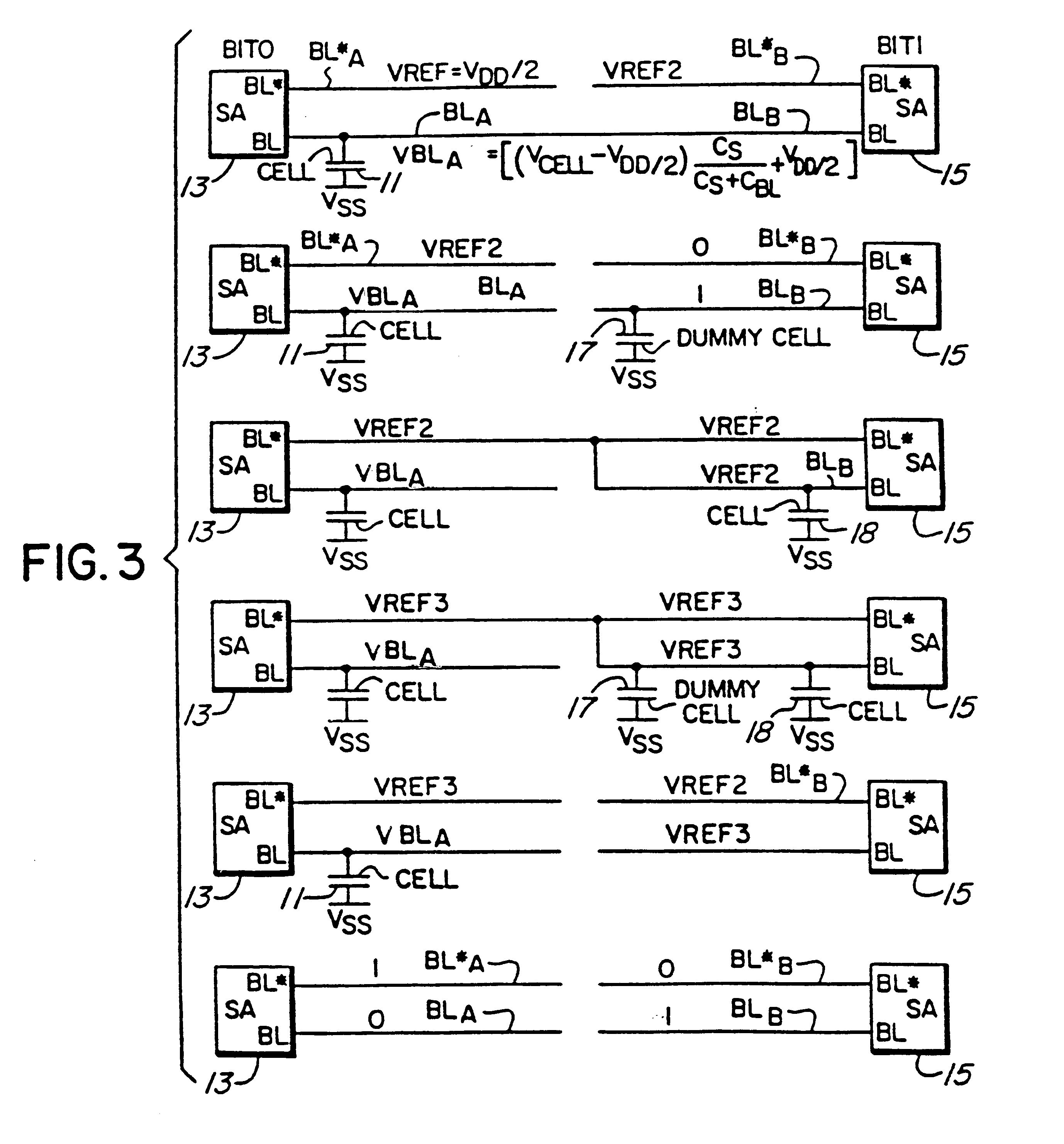 Method of multi-level storage in DRAM and apparatus thereof