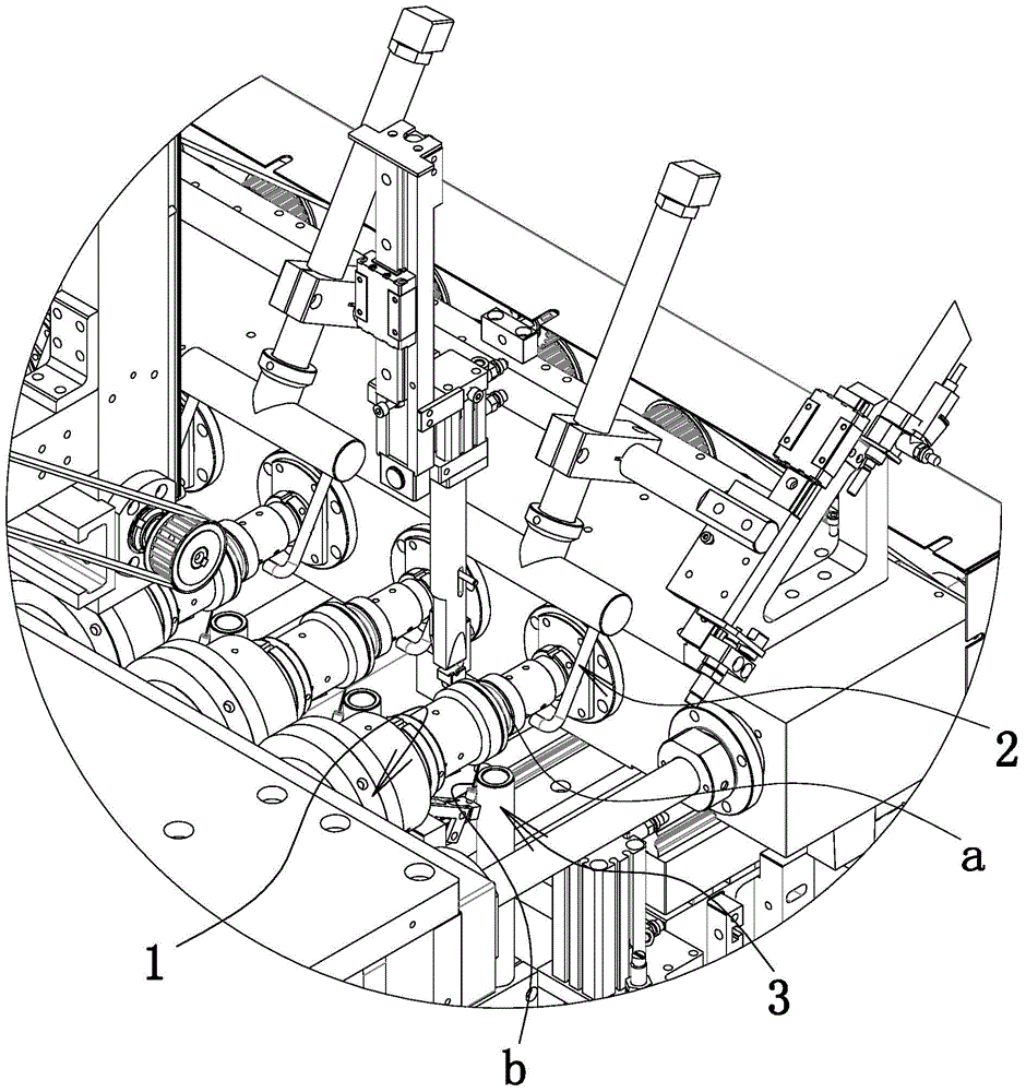 Heating system and heating method for dual-head hollow coil winding device