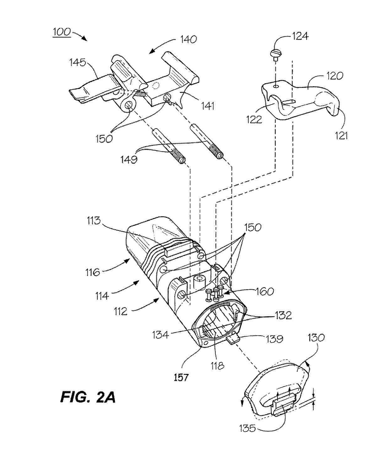 Retention holster for a firearm having an offset mounted accessory
