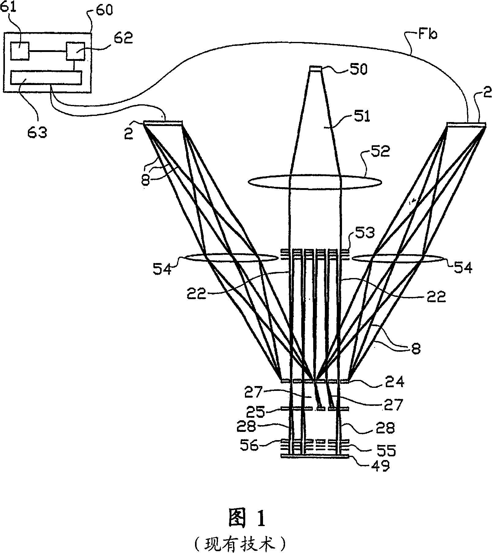 Lithography system and projection method