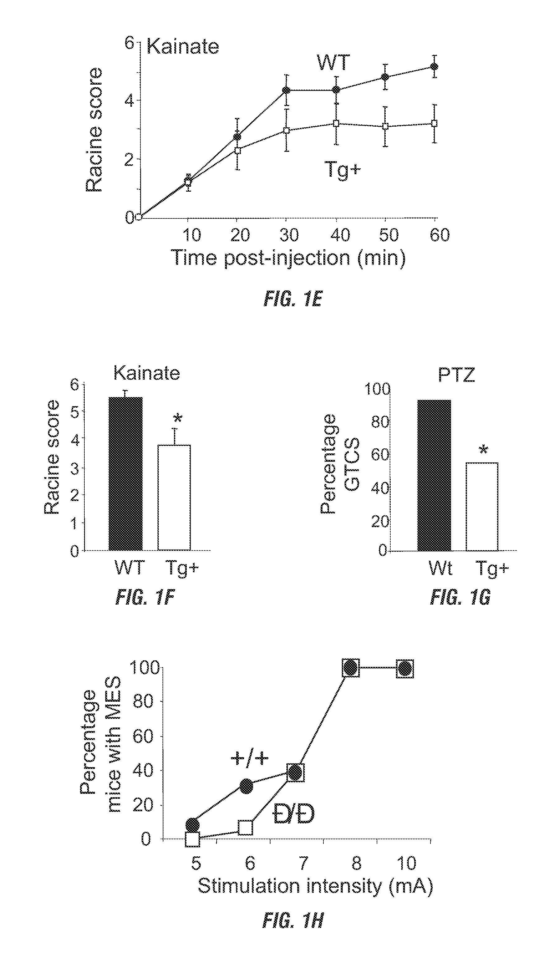 Method and compositions for treating and preventing seizures by modulating acid-sensing ion channel activity