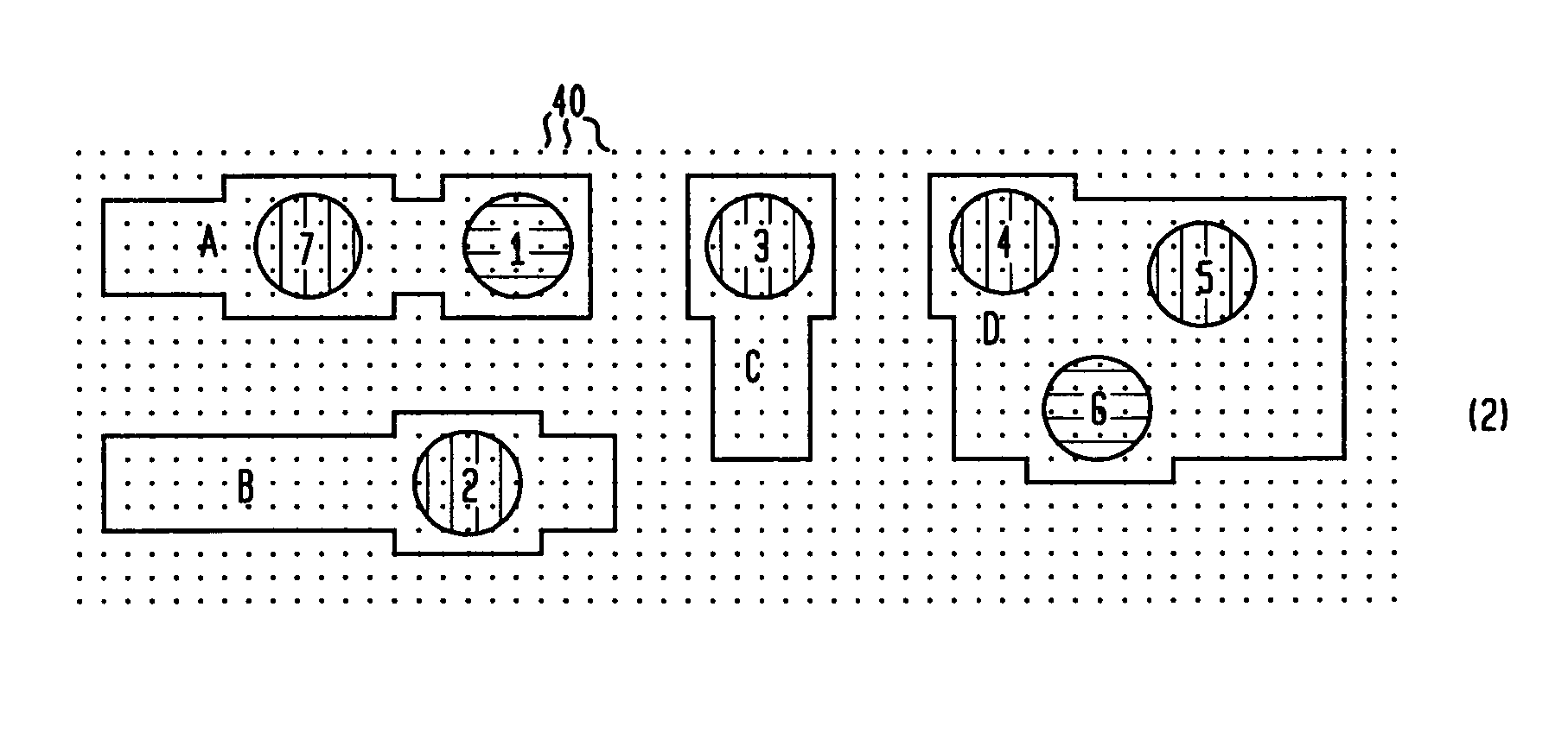 Circuit layout methodology using a shape processing application