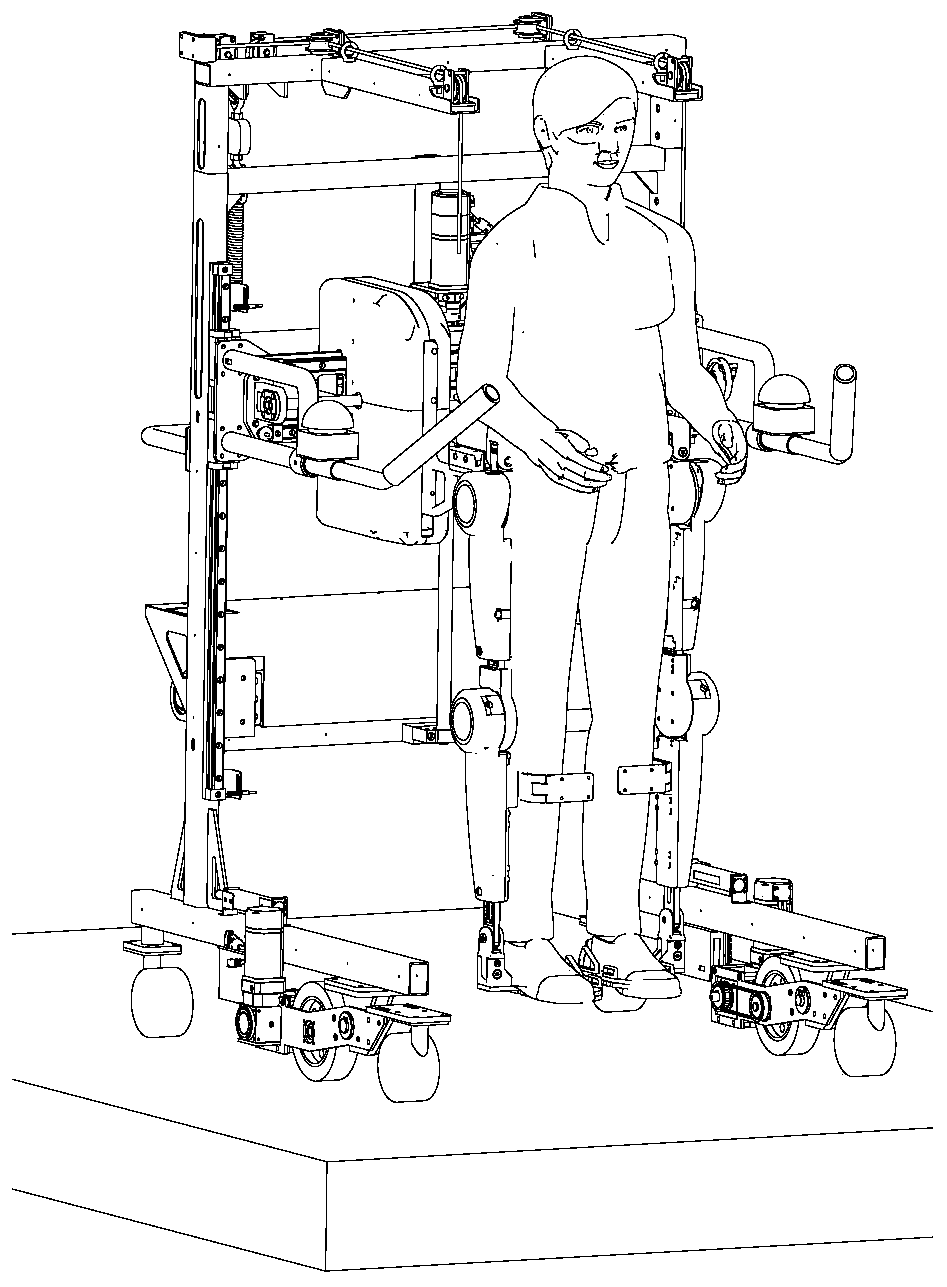 Multi-mode rehabilitation weight-reducing walking training vehicle