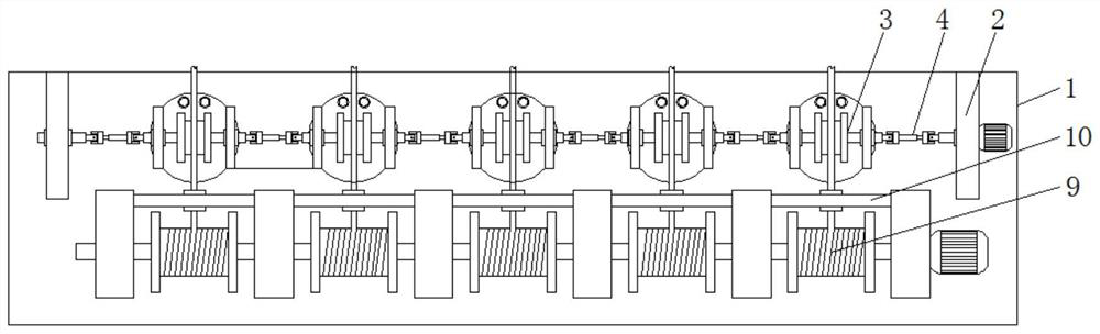 Lead wire machine for electromagnetic wire production