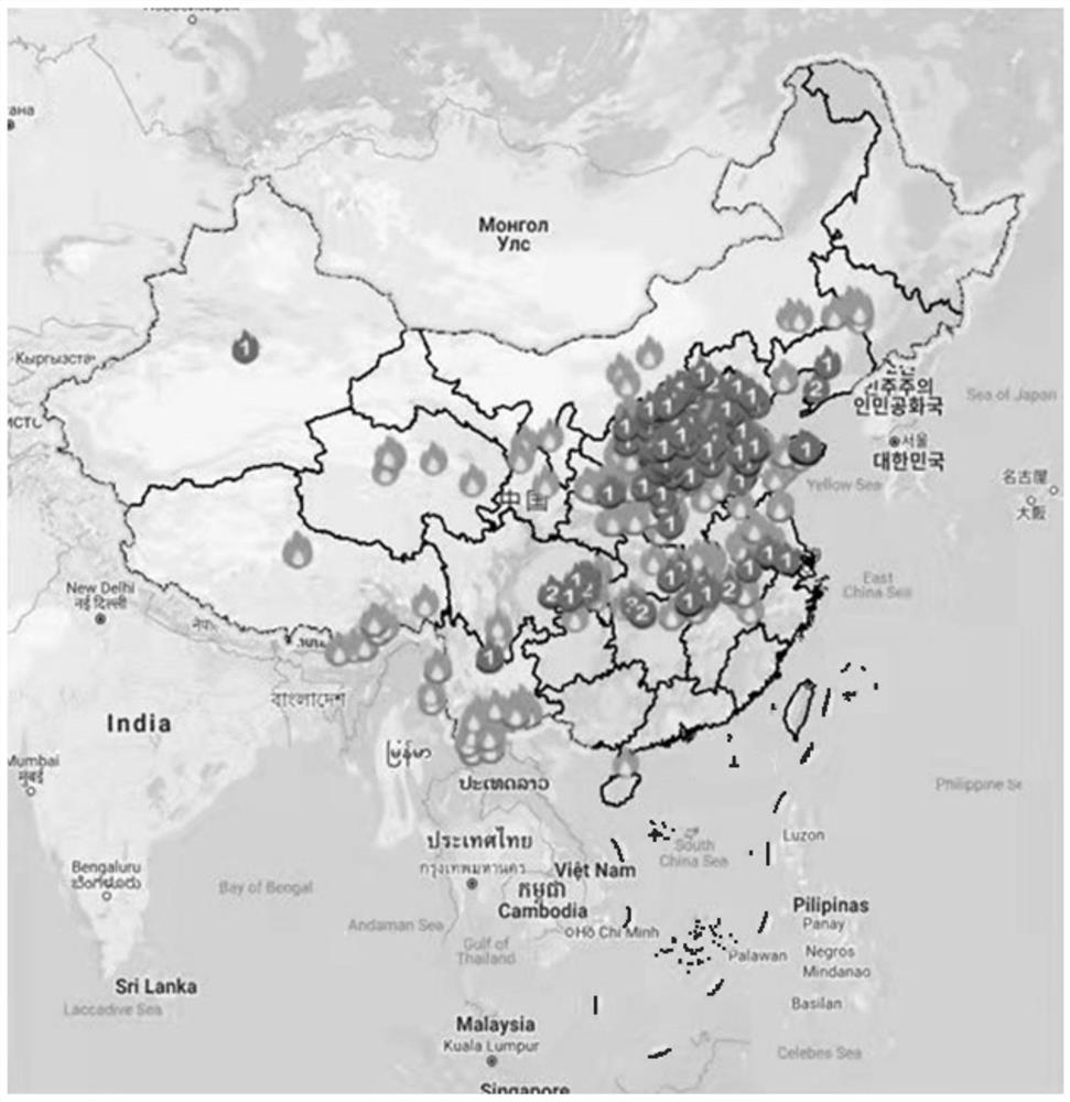 Power grid man-made forest fire density quantitative forecasting method and system for optimizing missing report rate