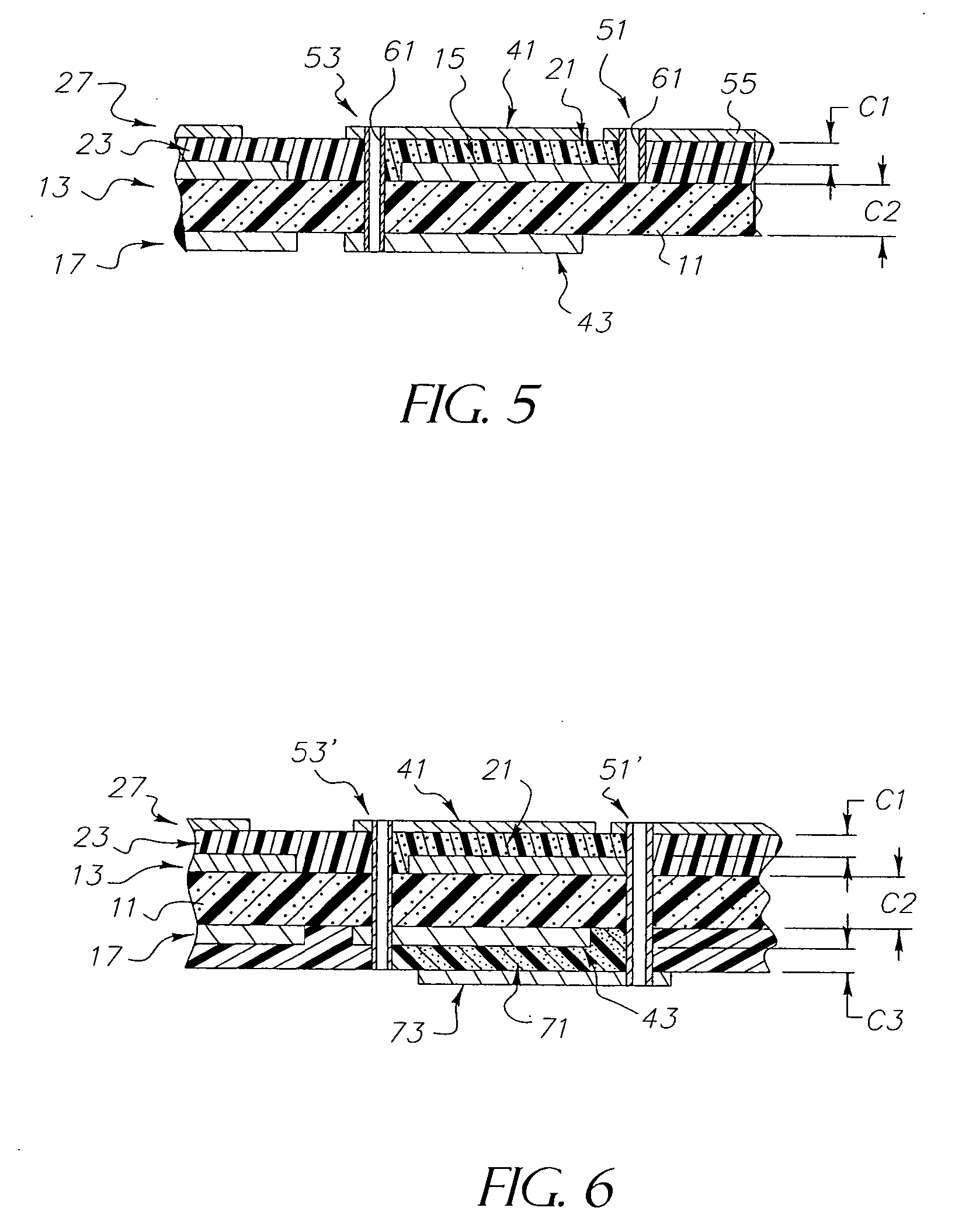 Method of making a capacitive substrate for use as part of a larger circuitized substrate, method of making said circuitized substrate and method of making an information handling system including said circuitized substrate