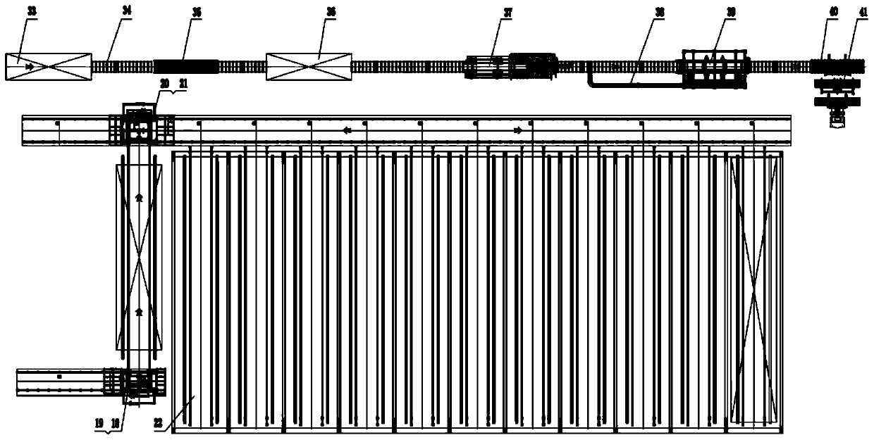 Vacuum extrusion molding cement fiber wallboard production line and vacuum extrusion molding cement fiber wallboard processing technology