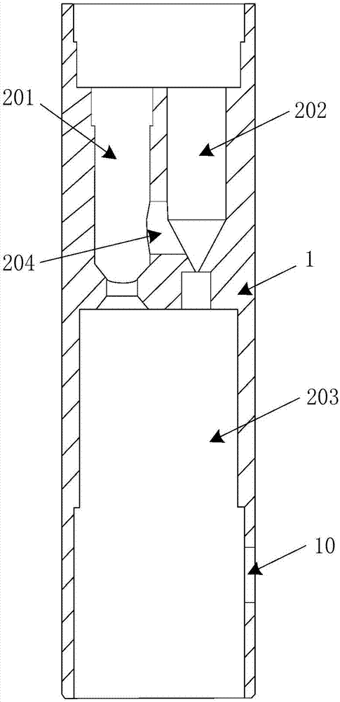 Upper layer high-pressure negative-pressure separated exploiting device
