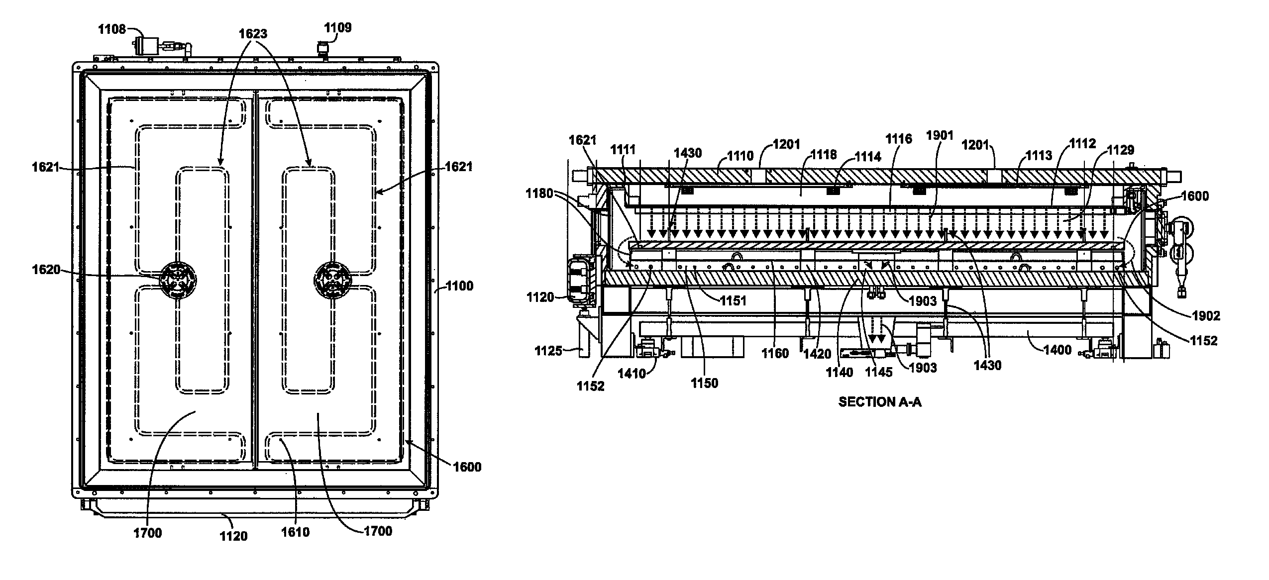 Large scale MOCVD system for thin film photovoltaic devices