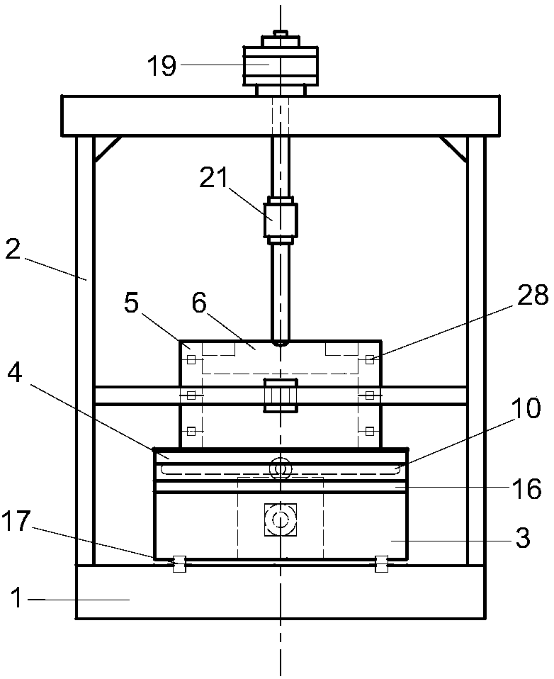 Method for shearing testing apparatus of contact surface of geomembrane and soil with controlled temperature and testing method thereof