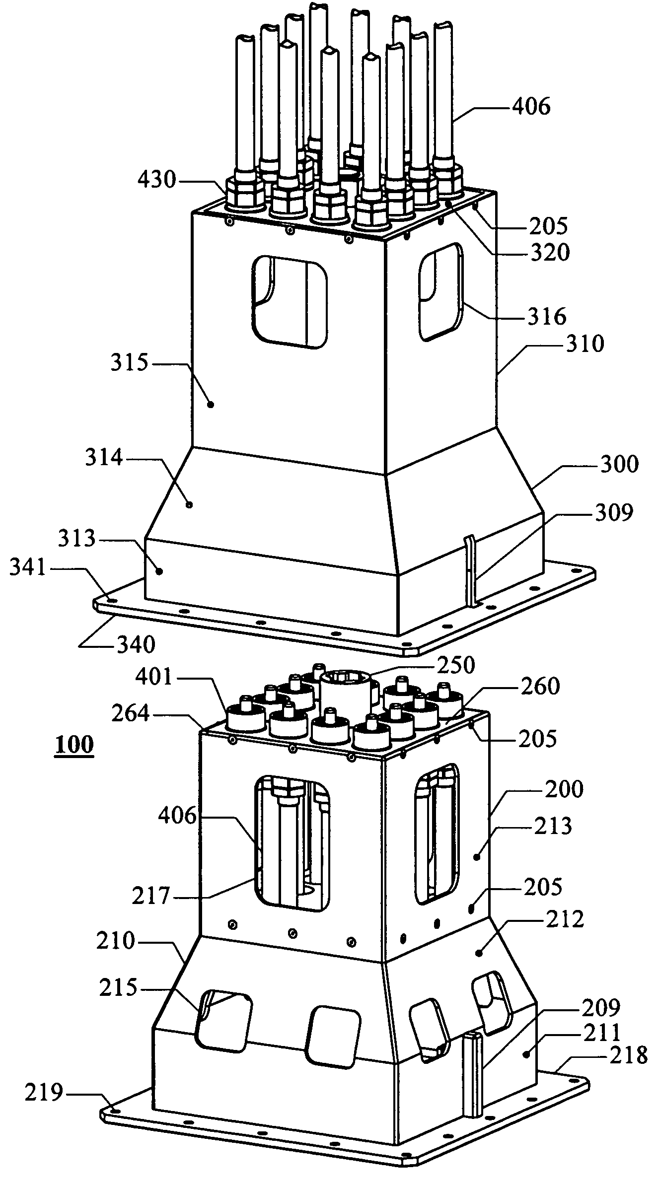 Subsea gang connector system