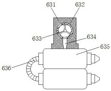 A multi-nozzle glaze spraying robot