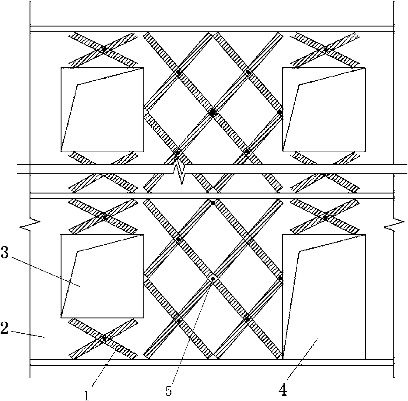 Method and structure for enhancing brickwork structure and improving earthquake resistant performance of structure by using carbon fiber