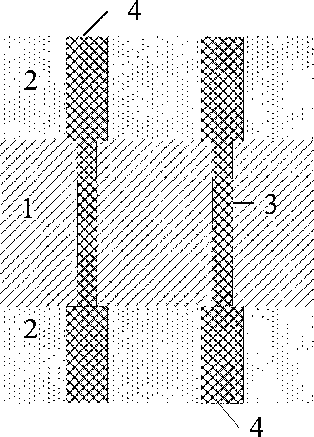 Method for treating three-layer soft foundation by using I-shaped mixing pile