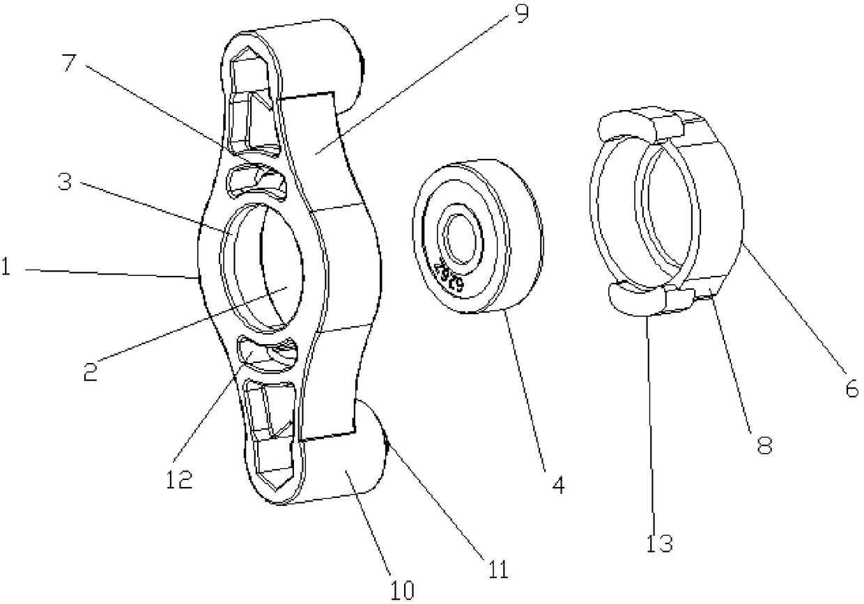 End cover for medical compressor core and manufacturing method thereof